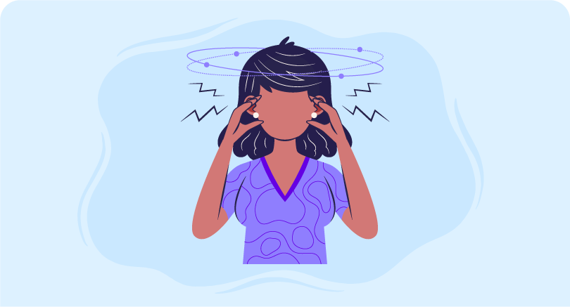 woman holding head symbolizing Obsessive Compulsive Disorder OCD